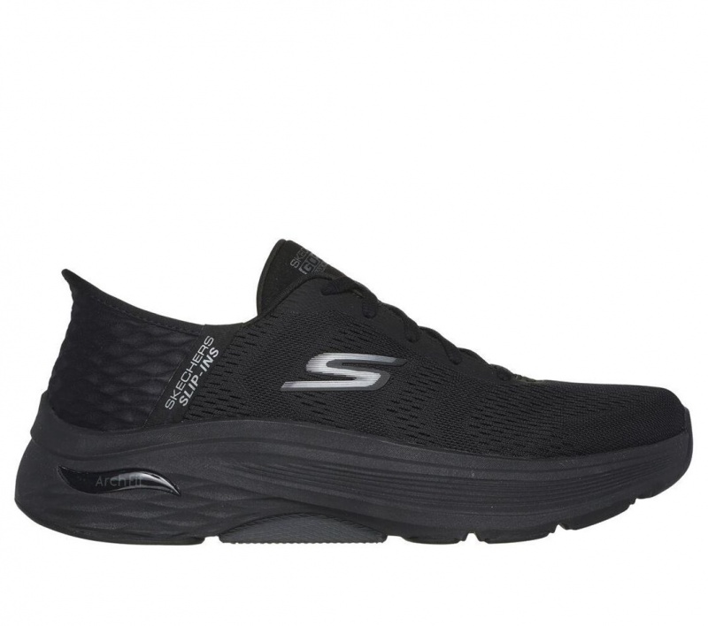 Black Skechers Slip-ins: Max Cushioning Af - Game Men\'s Sneakers | FGPN-60739