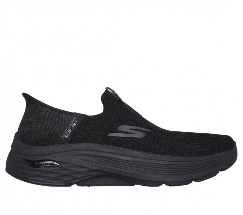 Black Skechers Slip-ins: Max Cushioning Af - Fortuitous Men\'s Sneakers | KZJW-75016