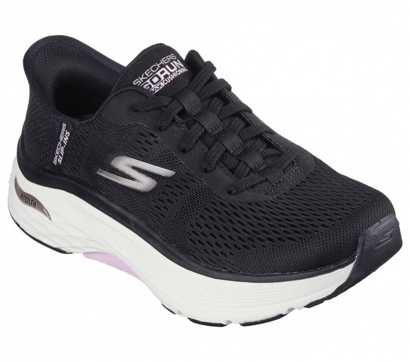 Black Skechers Slip-ins Max Cushioning Af - Paramount Women's Sneakers | OGRJ-98431