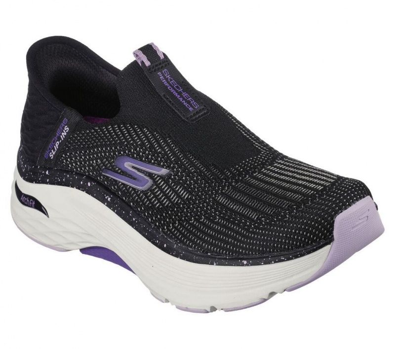 Black Skechers Slip-ins Max Cushioning Af - Fluidity Women's Sneakers | WSTD-20937