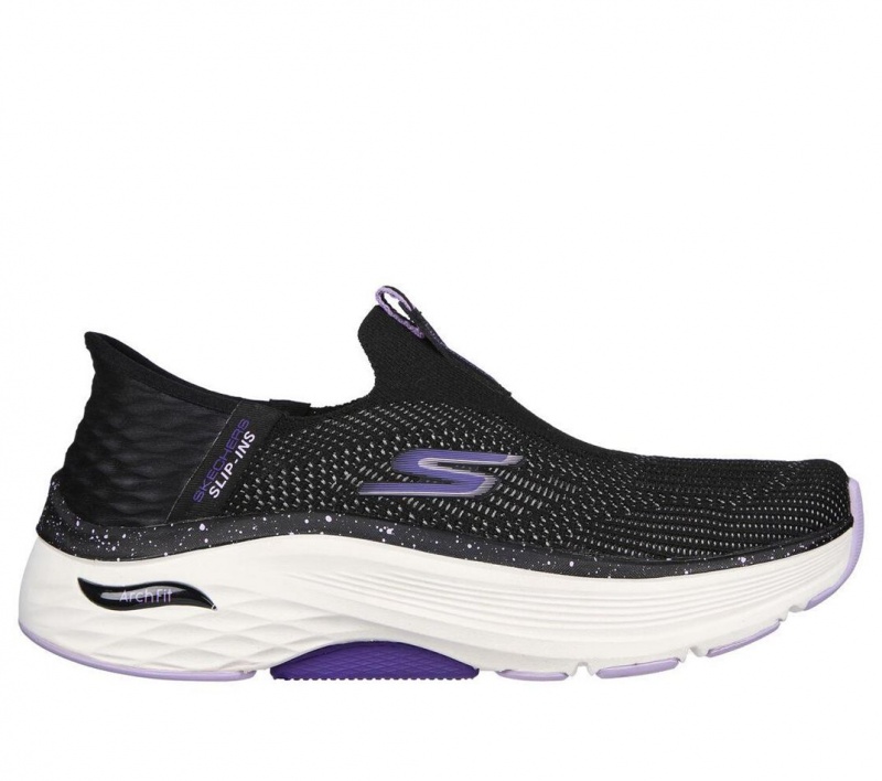 Black Skechers Slip-ins Max Cushioning Af - Fluidity Women\'s Sneakers | WSTD-20937