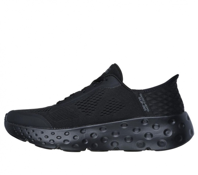 Black Skechers Slip-ins: Max Cushioning Hyper Craze Men's Sneakers | TDIS-79801