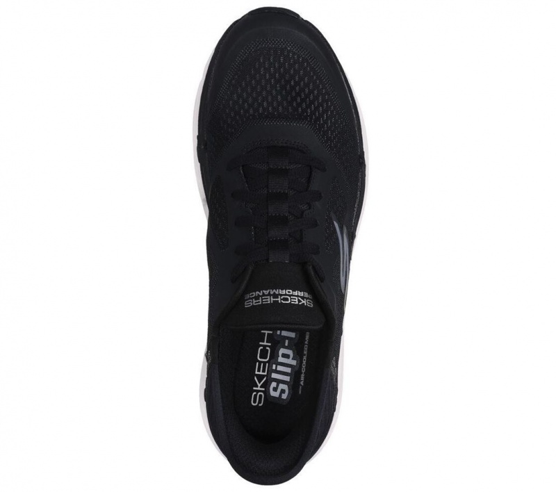 Black Skechers Slip-ins: Max Cushioning Premier Men's Sneakers | ONHX-70869