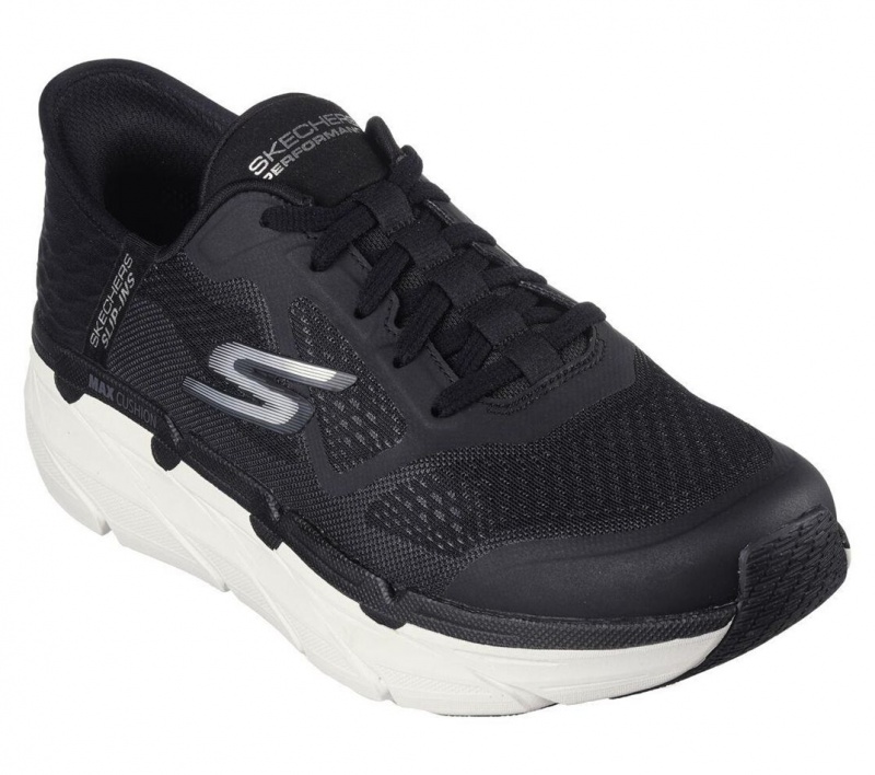 Black Skechers Slip-ins: Max Cushioning Premier Men's Sneakers | ONHX-70869