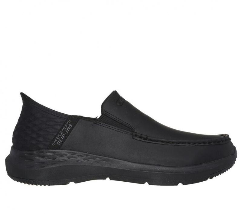 Black Skechers Slip-ins Relaxed Fit: Parson - Oswin Men\'s Dress Shoes | UROV-76285