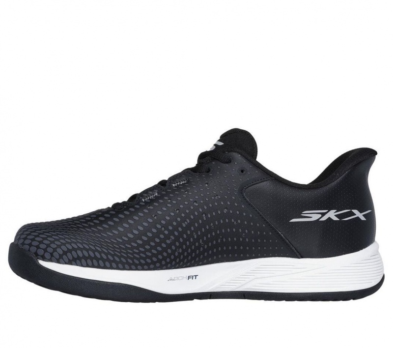 Black Skechers Slip-ins Relaxed Fit: Viper Court Reload Men's Sneakers | RXFC-89105