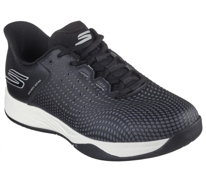 Black Skechers Slip-ins Relaxed Fit: Viper Court Reload Men's Sneakers | RXFC-89105