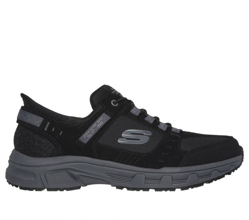 Black Skechers Slip-ins Rf: Oak Canyon Men\'s Sneakers | WYLZ-10593