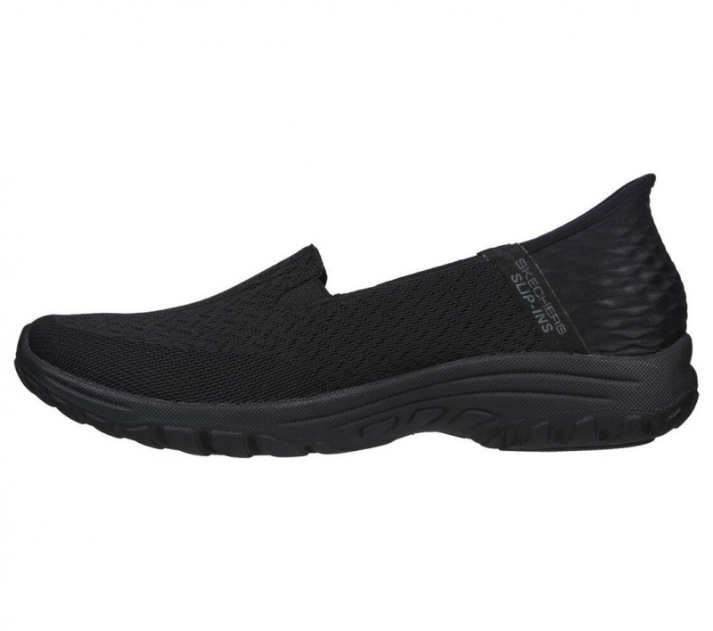 Black Skechers Slip-ins Rf: Reggae Fest 2.0 - Guiding Women's Flats | ZUKC-36784