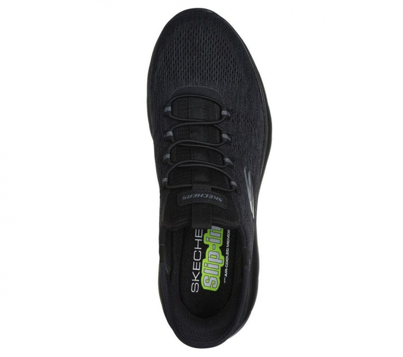 Black Skechers Slip-ins: Summits - Key Pace Men's Sneakers | IGXM-65790