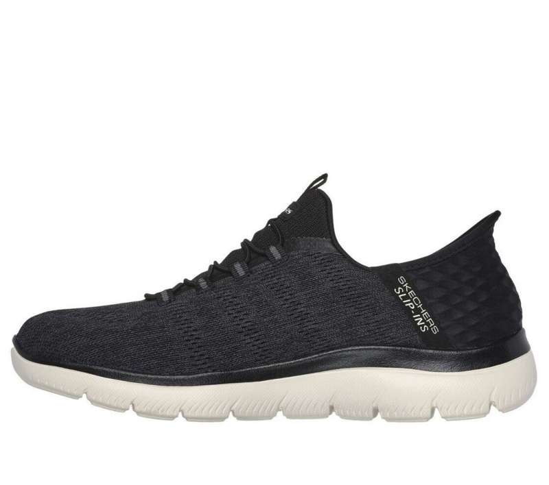 Black Skechers Slip-ins: Summits - Key Pace Men's Sneakers | JKCR-24573