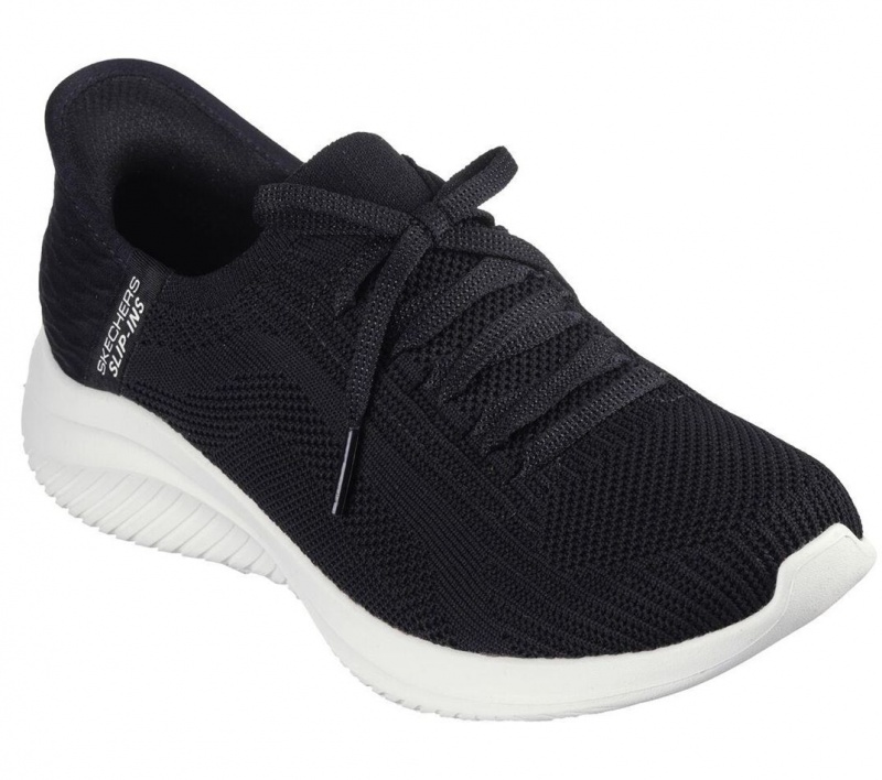 Black Skechers Slip-ins: Ultra Flex 3.0 - Brilliant Women's Sneakers | DWEX-12078