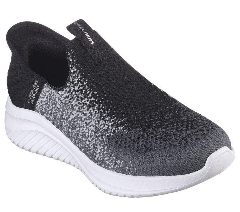 Black Skechers Slip-ins: Ultra Flex 3.0 - Brisk-spec Boys' Sneakers | MXHI-63490