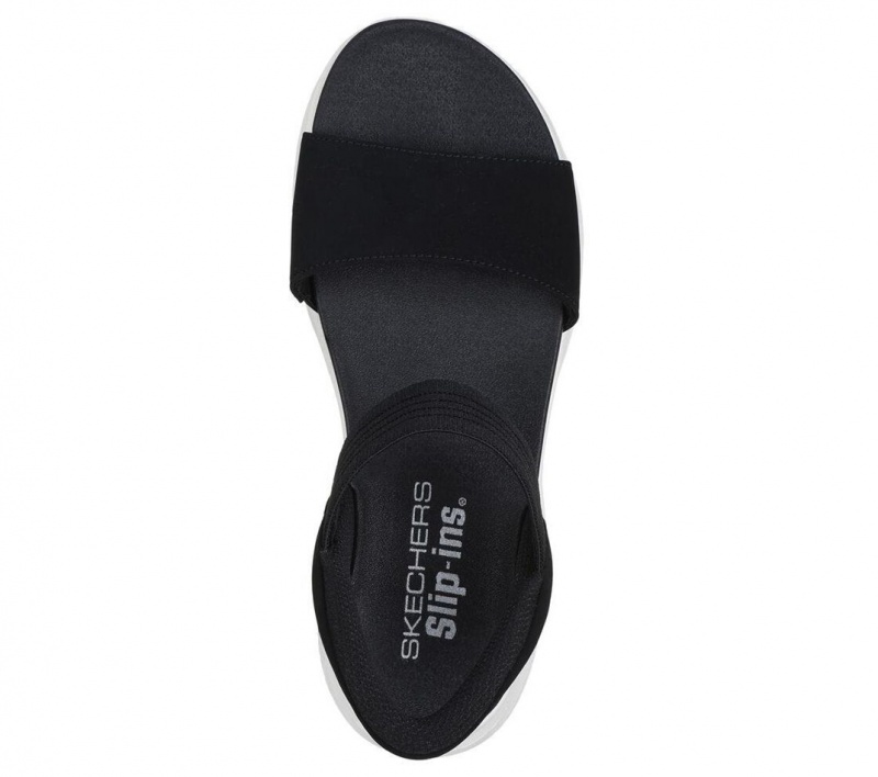 Black Skechers Slip-ins: Ultra Flex 3.0 - Summerville Women's Sandals | SYKU-05698