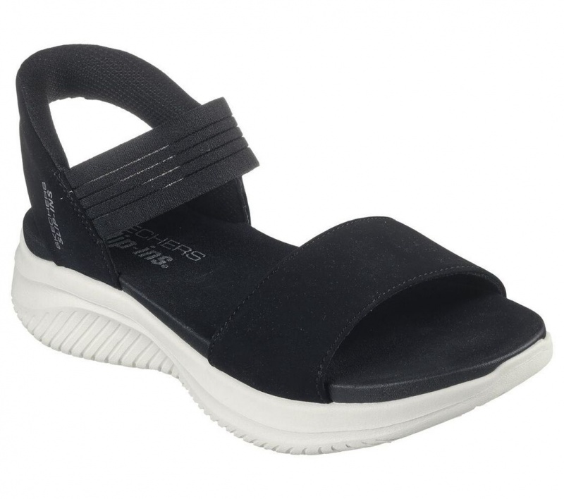 Black Skechers Slip-ins: Ultra Flex 3.0 - Summerville Women's Sandals | SYKU-05698