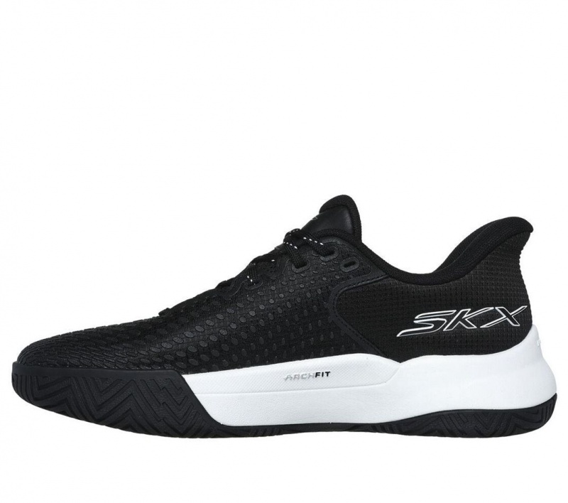 Black Skechers Slip-ins: Viper Court Pro Elite Women's Sneakers | FVTU-23741