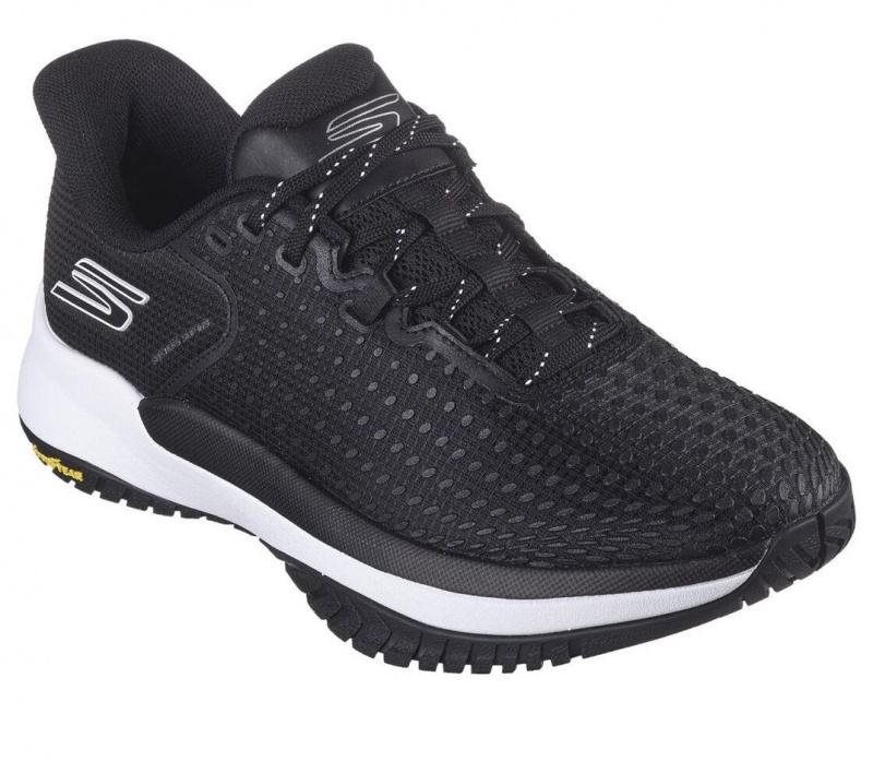 Black Skechers Slip-ins: Viper Court Pro Elite Women's Sneakers | FVTU-23741