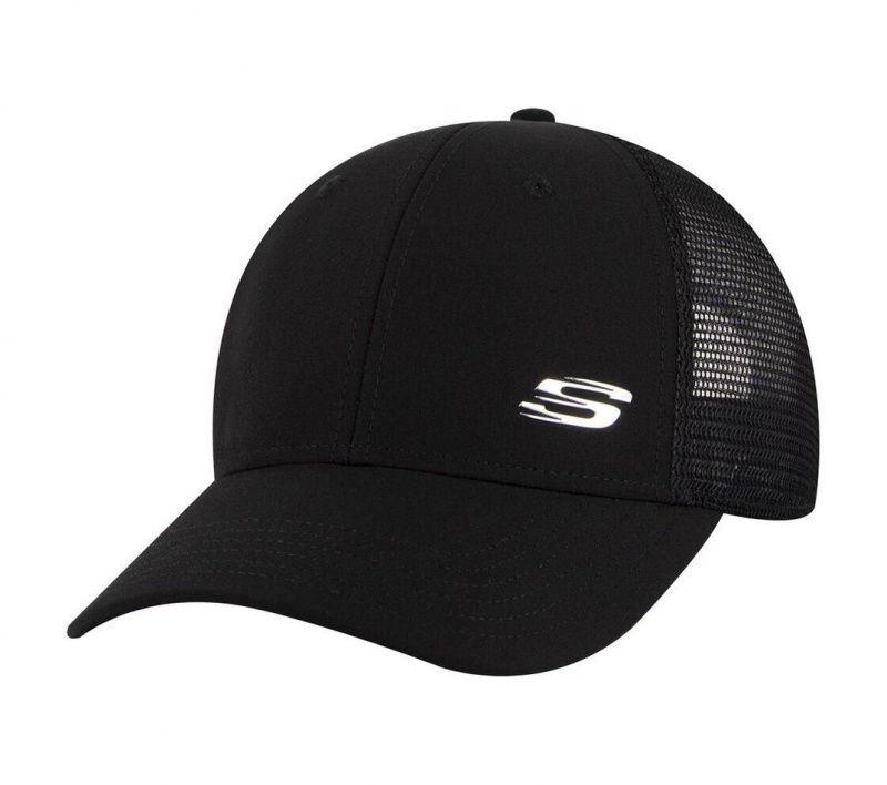 Black Skechers Sport S Metal Women\'s Hats | CRUN-41873