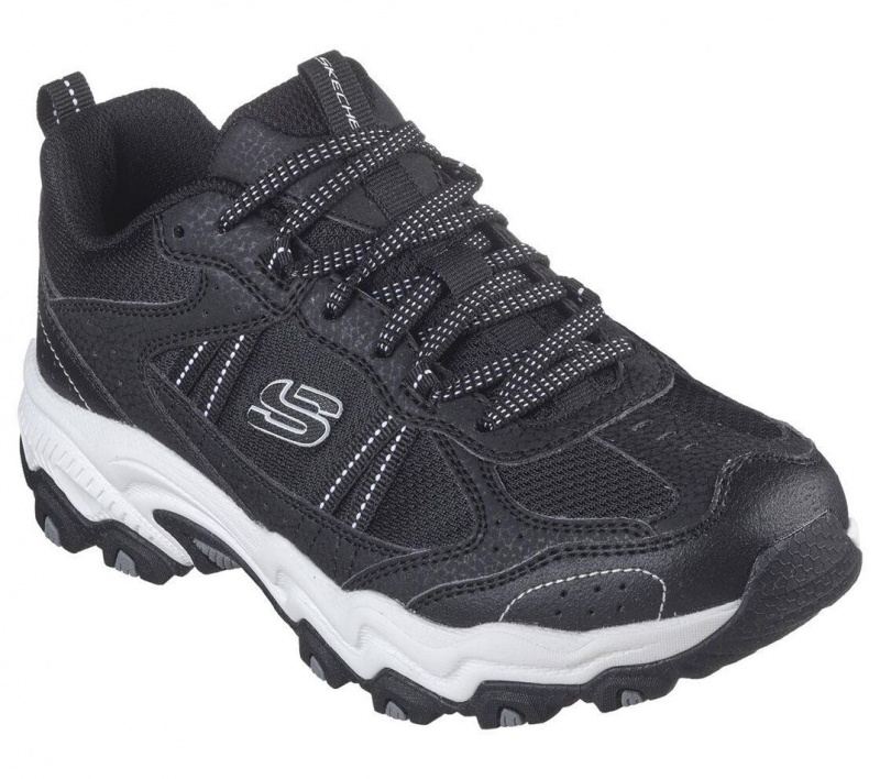 Black Skechers Stamina At Women's Sneakers | PKXC-74835