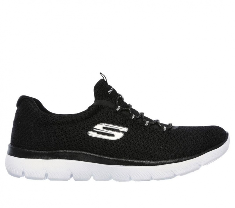 Black Skechers Summits Women\'s Sneakers | PXOS-86570