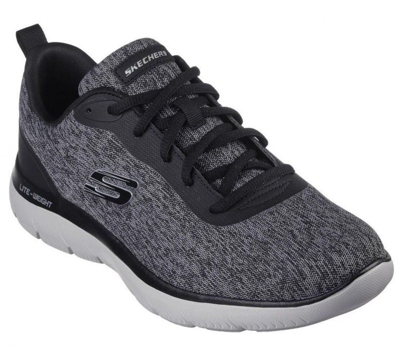 Black Skechers Summits - Forrader Men's Sneakers | XPFJ-82563