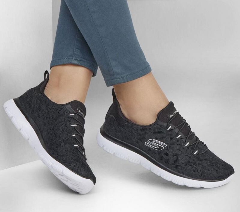 Black Skechers Summits - Good Taste Women's Sneakers | RIWC-59832