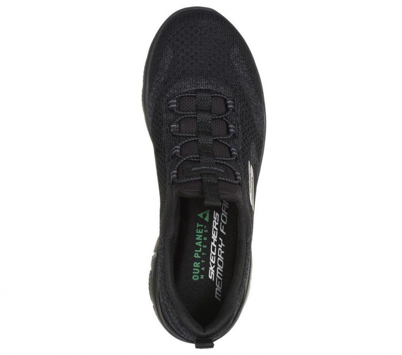 Black Skechers Summits - New Nature Women's Sneakers | NUOJ-51479