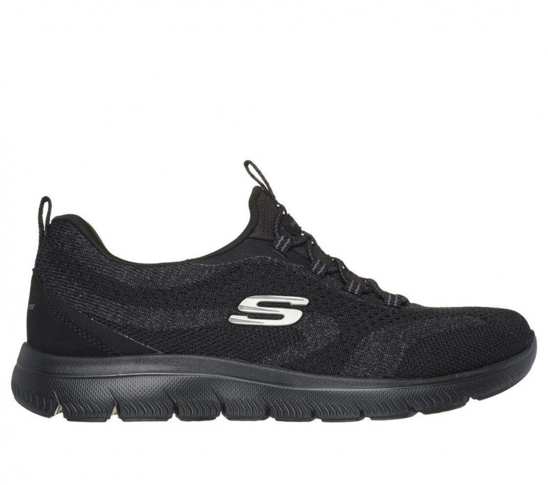 Black Skechers Summits - New Nature Women\'s Sneakers | NUOJ-51479