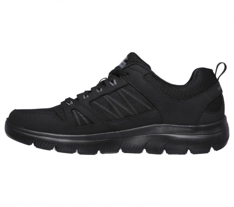 Black Skechers Summits - New World Men's Sneakers | WYAJ-28470