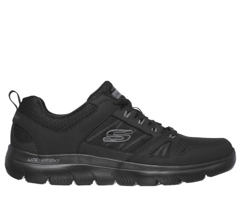 Black Skechers Summits - New World Men\'s Sneakers | WYAJ-28470