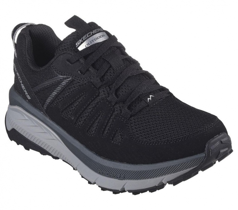 Black Skechers Switch Back - Cascades Women's Sneakers | DMGR-10584