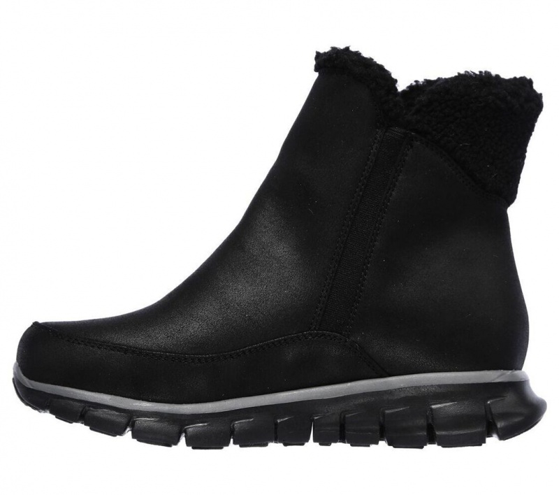 Black Skechers Synergy - Collab Women's Boots | FBMS-86723