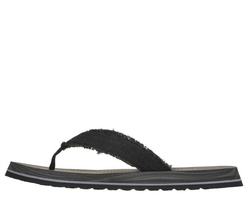 Black Skechers Tantric - Fritz Men's Sandals | NGJM-24596