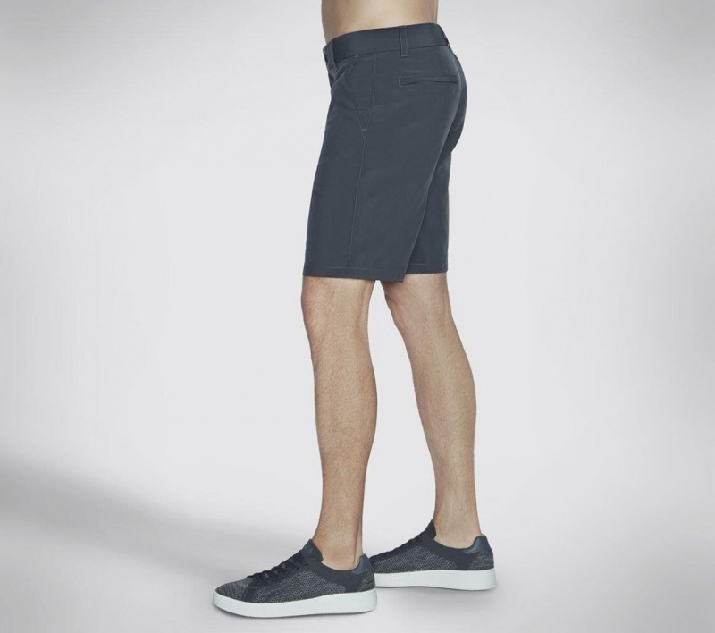 Black Skechers The Go Walk Everywhere 9-inch Men's Shorts | AXRP-84139