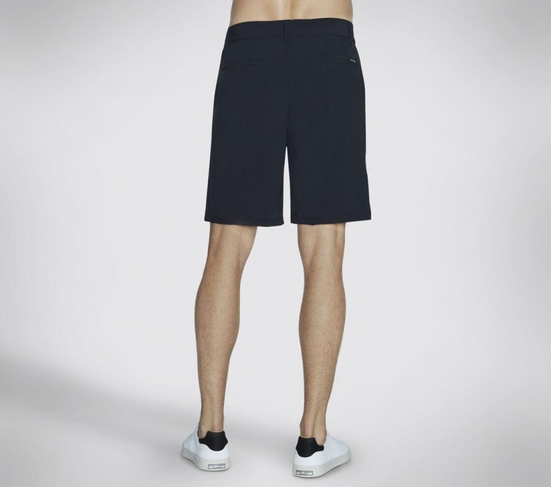 Black Skechers The Go Walk Everywhere 9-inch Men's Shorts | NQTX-47692