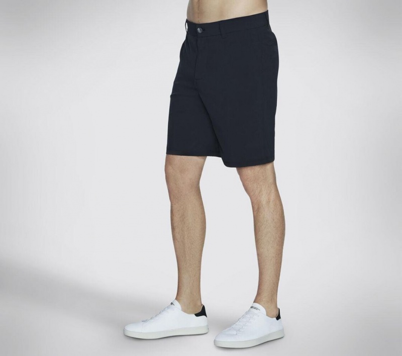 Black Skechers The Go Walk Everywhere 9-inch Men's Shorts | NQTX-47692