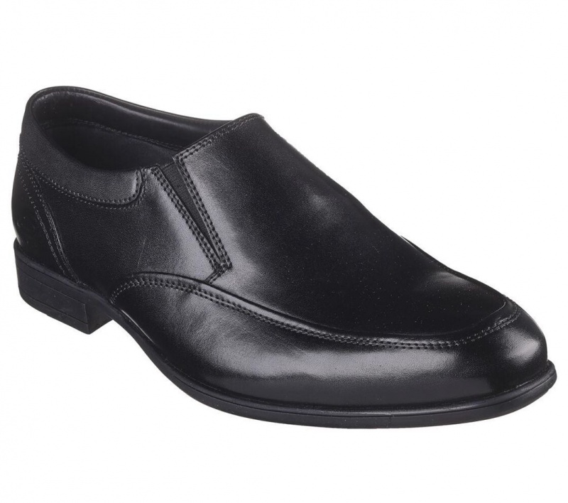 Black Skechers Trentmore - Dafoe Men's Dress Shoes | PMSB-93871