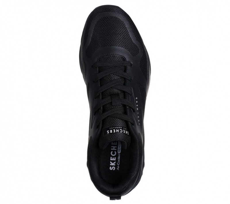 Black Skechers Tres-air Uno - Revolution-airy Men's Sneakers | AQFL-96370