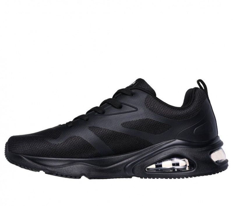 Black Skechers Tres-air Uno - Revolution-airy Men's Sneakers | AQFL-96370