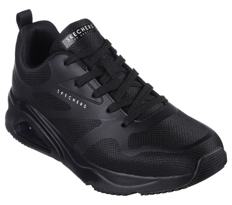 Black Skechers Tres-air Uno - Revolution-airy Men's Sneakers | AQFL-96370