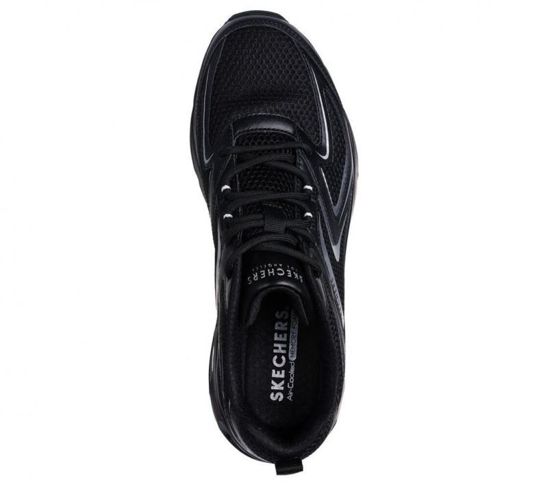 Black Skechers Tres-air Uno - Vision-airy Men's Sneakers | PILN-95416