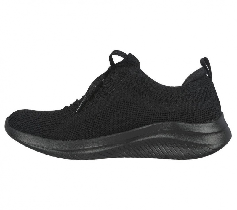 Black Skechers Ultra Flex 3.0 - Big Plan Women's Sneakers | URJL-87240