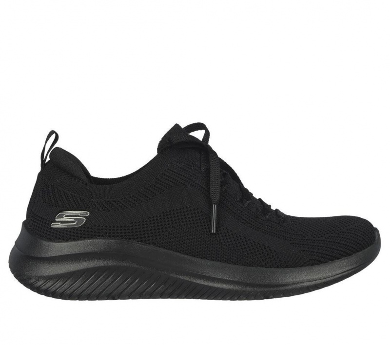 Black Skechers Ultra Flex 3.0 - Big Plan Women\'s Sneakers | URJL-87240