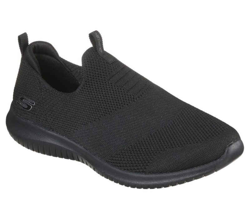 Black Skechers Ultra Flex - First Take Women's Sneakers | HMOX-53170