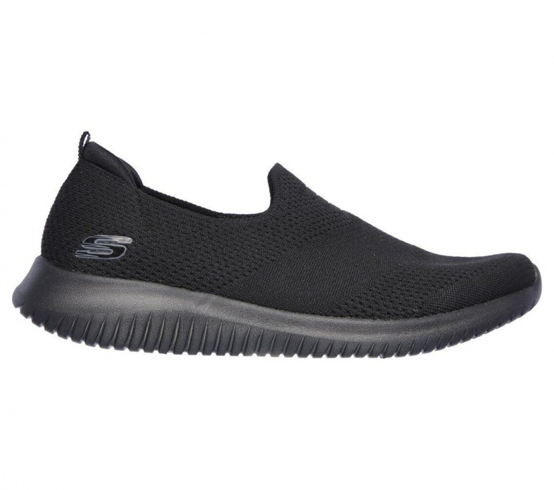 Black Skechers Ultra Flex - Harmonious Women's Sneakers | BGOX-26540