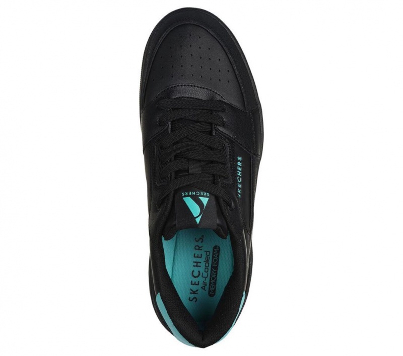 Black Skechers Uno Court - Low-post Men's Sneakers | KBRM-35879