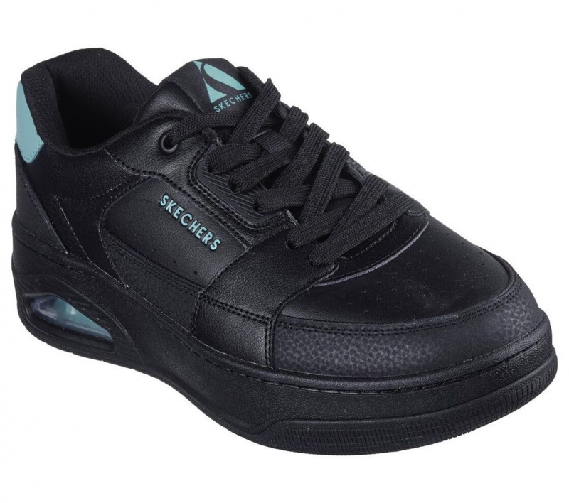 Black Skechers Uno Court - Low-post Men's Sneakers | KBRM-35879