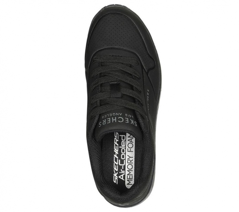 Black Skechers Uno Ice Boys' Sneakers | KLTF-95203