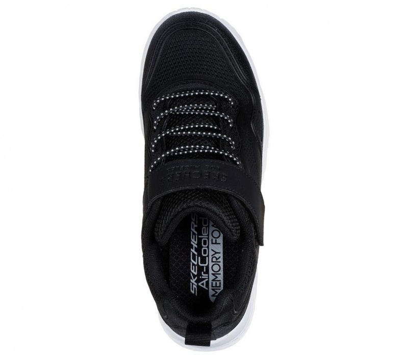 Black Skechers Uno Lite - Worlo Boys' Sneakers | IEUQ-15643