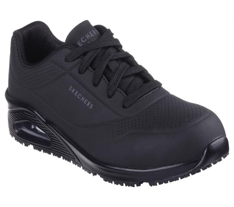 Black Skechers Uno Sr - Deloney Women's Work Shoes | RSPB-49721